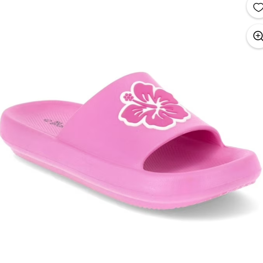 No Boundaries Women's Comfort Slide Sandals